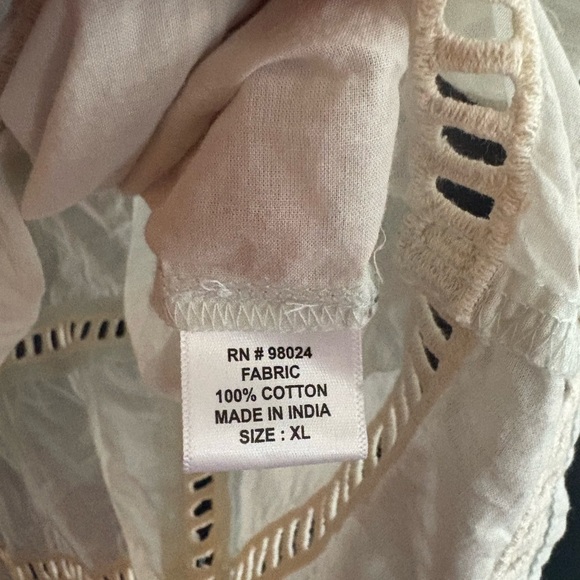 Bailey 44 Cotton Eyelet Blouse Top - Picture 3 of 4